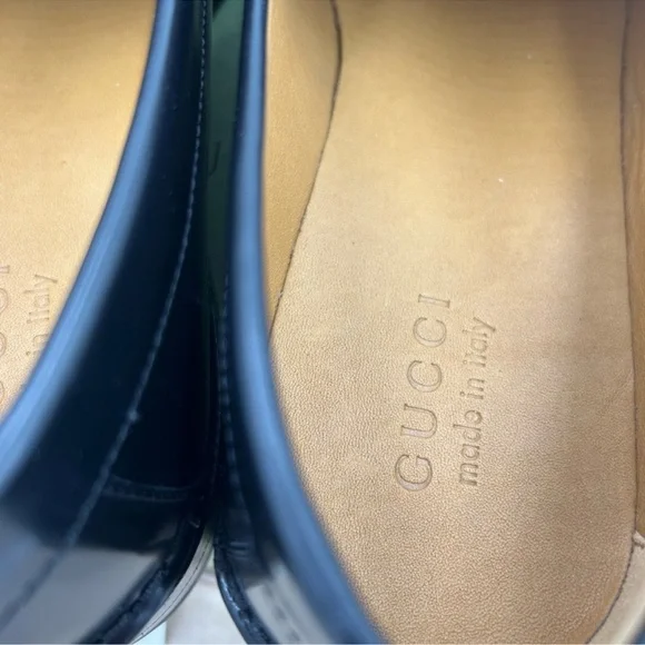 Men’s Gucci, G G supreme tassel loafer size 13 made in Italy